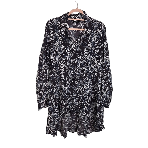 Comfy Usa Floral Cottagecore Hi Low Button Top Dress - Picture 2 of 10